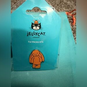 Jellycat Orange Bashful Pin Badge
